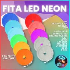 FITA LED RGB de 5 metros Kapbom KAP-5050RGB - com fonte e controle