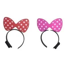 Tiara Arco da Minnie que Pisca – Com Luzes e Efeito Brilhante!