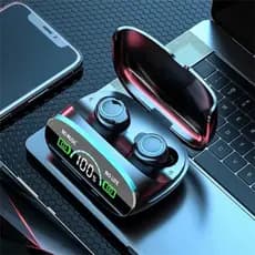 Fone de Ouvido Intra Auricular Bluetooth com Case de Carregamento Visor Digital Altomex M38