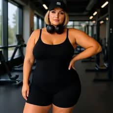 Macaquinho Macacão Shorts Academia Gestante Grávida Gringo Anarruga Estiloso Alça Fina Fitness P055