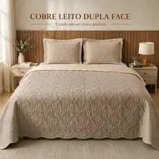 Cobre Leito Amanda Dupla Face 400 Fios Casal Queen Kit 3 Peças Matelado Ultrassonico com 2 Porta Travesseiros