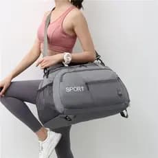 Mala Bolsa Esportiva Academia Viagem com Compartimento para Tênis e Seco Molhado