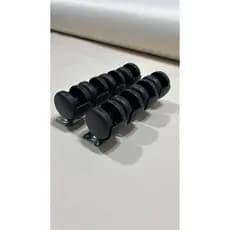 Kit 5 Rodinhas Para Cadeira Anti Risco Roda Pu