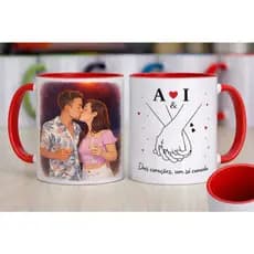 Caneca Dia dos Namorados Personalizada - Sua ideia