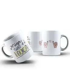 Caneca Xícara Amigas - amizade