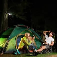 Barraca portátil de 200x210x135 Barraca de acampamento dupla à prova d'água para 4 pessoas Barraca de praia ao ar livre