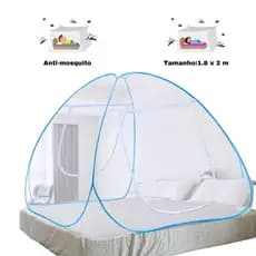 Mosquiteiro Tipo Tenda Dobrável para Cama de Casal King 1,8×2,0m｜Portátil, Prático e Respirável
