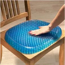 Almofada de Gel de Silicone para carro, escritório, Design ergonômico confortável de dupla utilização