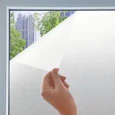 Película para vidro fosco jateado 3m x 60cm - Privacidade translúcida para box de banheiro, sacada, portas e janelas