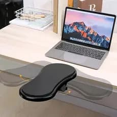 Suporte de braço de mesa para computador 180° Cotovelo giratório ajustável para jogos de escritório, apoio de braço