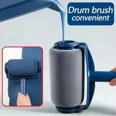 Conjunto de pincéis de pintura em rolo estilo pintura de armazenamento