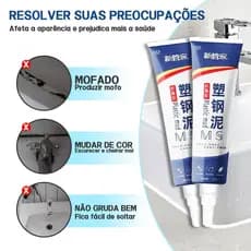 Novo estilo 120g MS selante antimofo-alto desempenho doméstico, decoração cinza de aço
