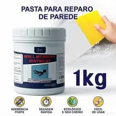 Pasta de reparo de parede, rachaduras e marcas rápidas e fáceis de reparar