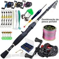 Conjunto De Vara De Pesca Telescópica Portátil De Fibra De Carbono Sougayilang-Kit De Fundição