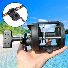 Sougayilang Max drag Power 50 KG Mão Direita/Esquerda Carretel De Pesca drum De Alta Qualidade Equipamento Com Uma Força