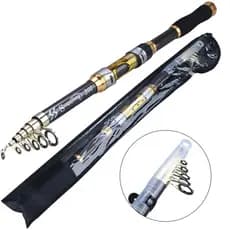 Varas De Pesca Retráteis Portáteis Sougayilang – Comprimento Ajustável De 2.1-3.6 M | Design Leve Com Punhos EVA Ideal P