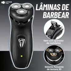 Máquina De Barbear Masculina Recarregável 220V 4D 3 Cabeças | TDU 220V Homens Elétrico Barbeador De Barba De Cabeça