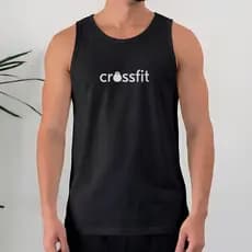 Camiseta Regata Masculina 100% Algodão Crossfit Minimalist Kettlebell Treino Academia Fitness Casual