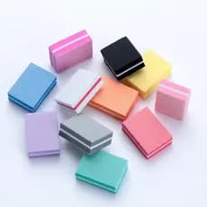 Mini Blocos De Lixa Unha Dupla Face Esponja Colorida Granel Tiras Polimento Manicure ZemMart +_+