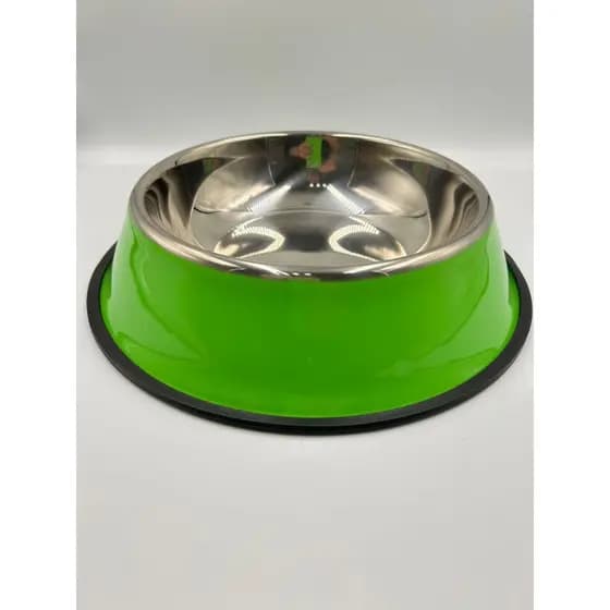 Comedouro/Bebedouro para Pet Cão ou Gato | Verde | 30cm | Capacidade: 1L