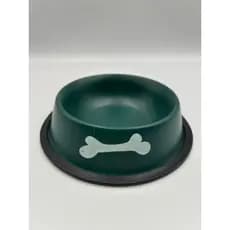 Comedouro/Bebedouro para Pet Cão ou Gato | Verde | 16cm | Capacidade: 150 ml