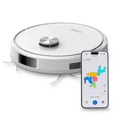 Robô Aspirador Velds V50, 3 em 1 Mapeamento Avançado, Sensor Antiqueda 10000pa, Branco