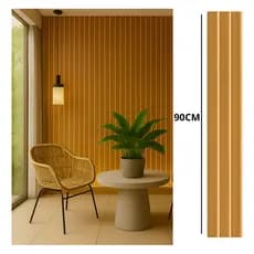 Painel Ripado para Parede 90x11 Placas Grandes Decorativas Para Parede Painel Ripado