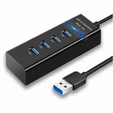 Hub USB 3.0 com 4 Portas – Alta Velocidade, Expansão Rápida e Compacta