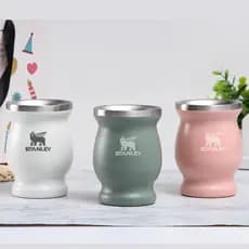 🔥 Copo Térmico Chimarrão/Mate 240ml em Aço Inox Colorido