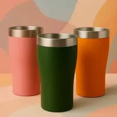 Copo Térmico Inox 360ml – Design Moderno, Parede Dupla e Conservação Prolongada