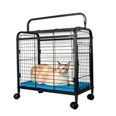 Caixa de Transporte Gaiola Transportadora Leva Pet Force Vet