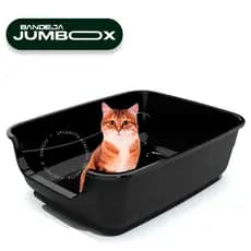 Caixa De Areia Funda Furba Jumbox Grande  Banheiro Para Gatos 4 Cores