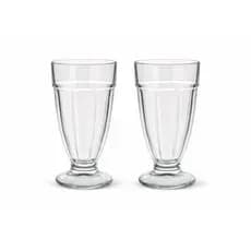 Conjunto 2 Tacas Vidro 310ml Sobremesa Milk Shake Alta Qualidade Duravel