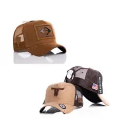 Kit 2 Bonés Country Trucker Americano Tela ORIGINAL No Limite Do Laço