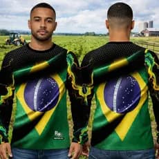 Camisetas Maculina Proteção UV } Proteção Solar Uv Roupas De Proteção  Solar Camisas Brasil Proteção    Trabalho No Sol