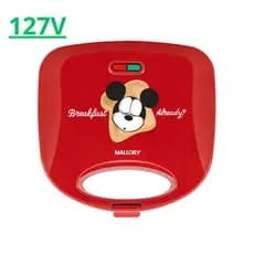 Sanduicheira Mickey Mallory 110V | Compacta, Prática e Divertida para Café da Manhã