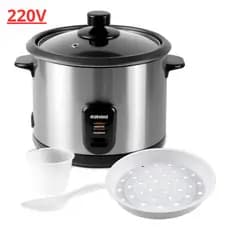 Panela de Arroz Elétrica Itatiaia 10 Xícaras 1,8L 220V Prata | Cozimento Rápido • Antiaderente • Tampa com Válvula