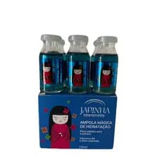 6 Ampola Magica Japinha de Hidratação 15 ml - Cabelos secos e porosos I Merlot profissional