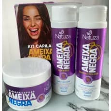 kit capilar ameixa negra natuza com 3 itens