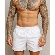 Shorts Short Tactel 3 Bolsos Bermuda Masculino Mauricinho Surf Praia Piscina Academia Treino Secagem Rapida  Confortavel