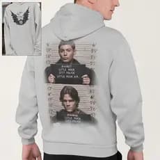 Moletom Supernatural Whinchester Dean E Sam Agasalho Casaco Blusa De Frio Com Capuz Sobrenatural