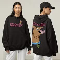 Moletom Feminino Scooby Doo Blusa De Frio Personagem Casaco Com Capuz Algodão Premium