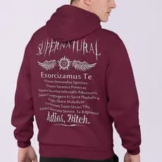 Moletom Supernatural Dean Whinchester Blusa De Frio Sam Sobrenatural masculino Algodão Premium