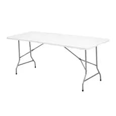 Mesa Dobrável 1,80m Portátil Vira Maleta Mesa Multifuncional