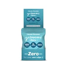 Palha Italiana Germanos Zero Açúcar Sabor Cookies  Display 10 unid 30g