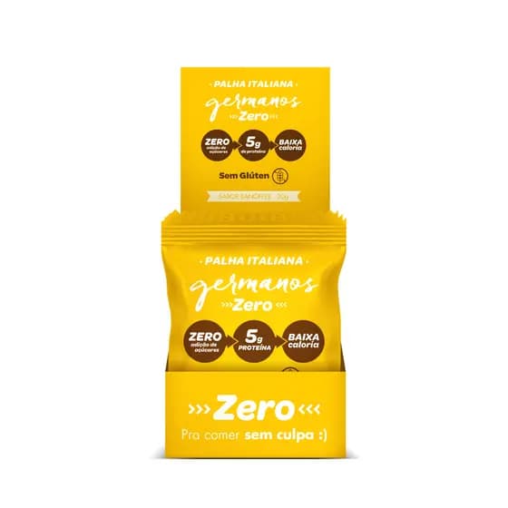 Palha Italiana Zero Açúcar Banoffee Com Whey 10 Un 30g
