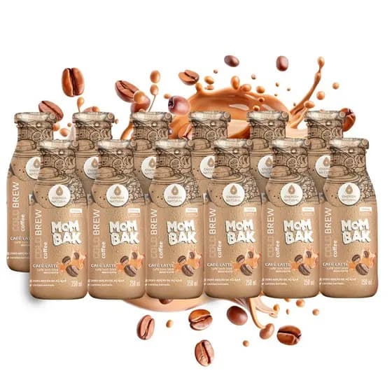 Bebida Energética Cold Brew Mombak Machiato 250ml - 12unid