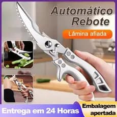 Tesoura de Cozinha Profissional Aço Inoxidável Multifuncional