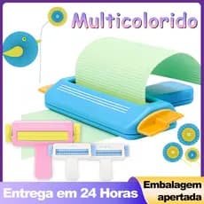 DIY Scrapbook - Soco Circular - Ferramenta De Mão - Texturizador de Papel Art & Montagem