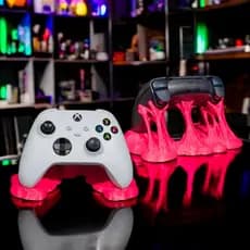 Suporte para Controle Gamer Estilo Gosma Neon para XBOX e PS5